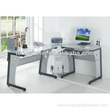 Modern Glass Computer Workstation